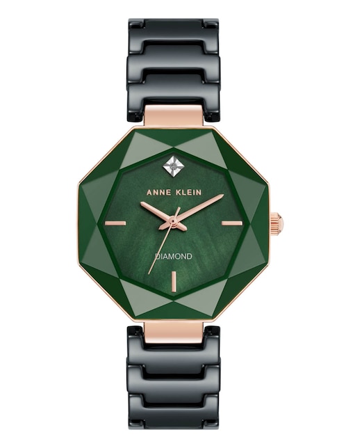 ANNE KLEIN Reloj Anne Klein Black Collection para mujer AK5064GNBK