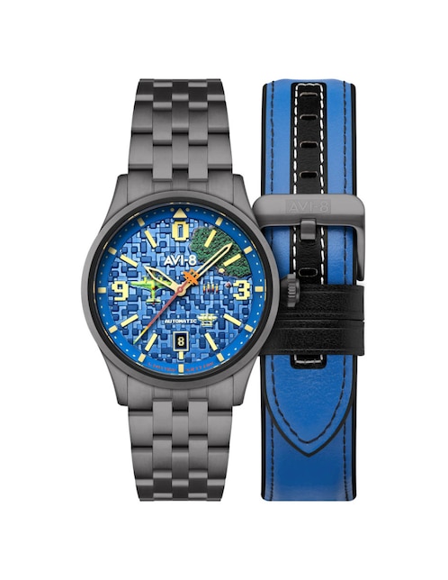 Box set reloj AVI-8 Capcom para hombre AV-4121-22