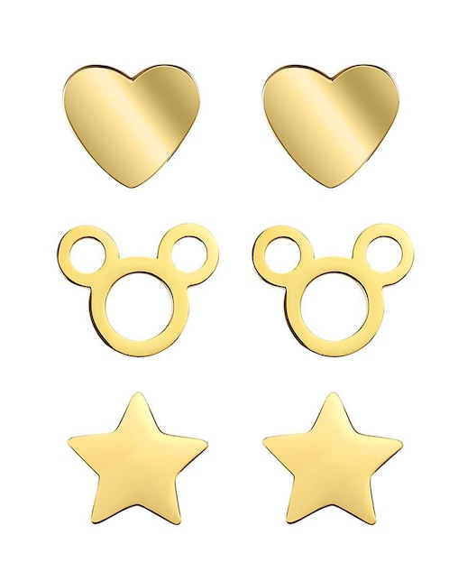 Broqueles con acabado brillante