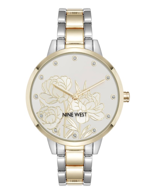 Reloj Nine West Two Tone Collection para mujer NW2099FLTT