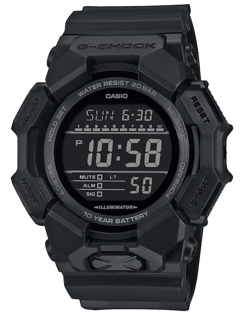 Reloj Casio G-Shock Black On Black para hombre Gd-010-1a1cr
