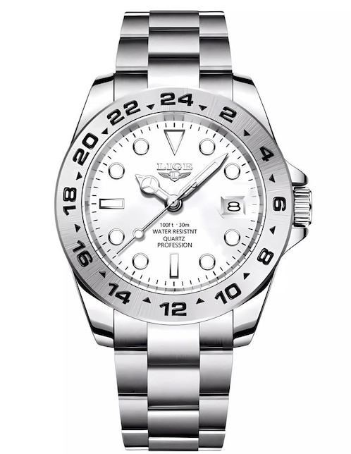 Reloj Lige para hombre ACERO BLANCO