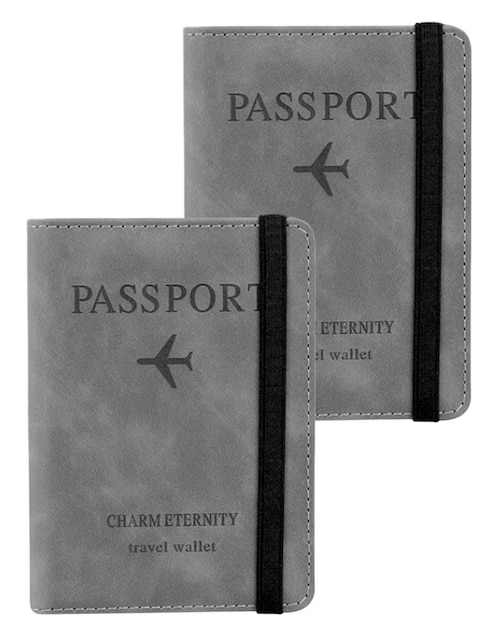 Set de porta pasaporte bluelander sin familia o colección "de" sintético