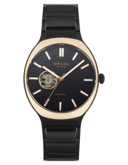Reloj Obaku Denmark Styrke Ink para hombre V303GTMBSB