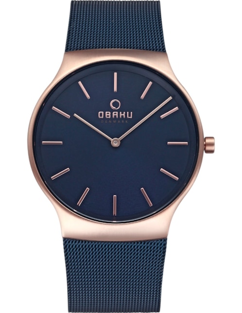 Reloj Obaku Denmark Rolig Ocean para hombre V178GXVLML