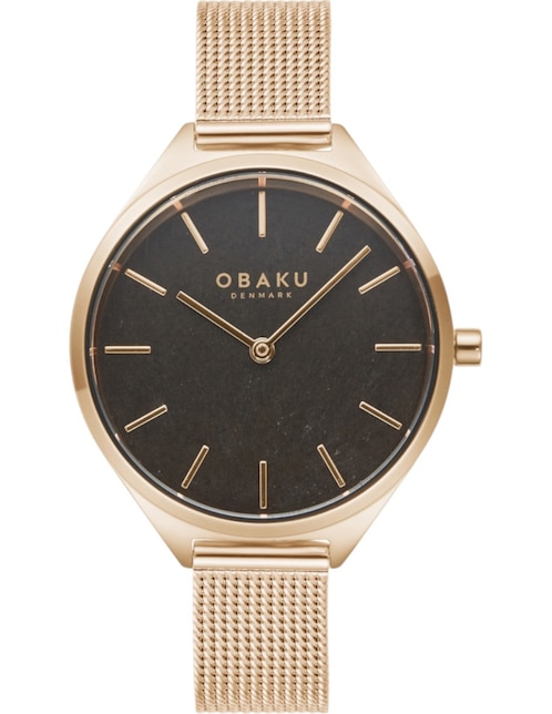 Reloj Obaku Denmark Kaffe Chocolate para mujer V257LHVNMV