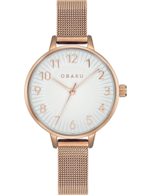 Reloj Obaku Denmark Syren Rose para mujer V237LXVIMV