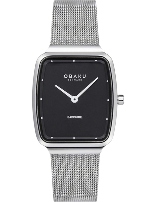 Reloj Obaku Denmark Tern Lille Onyx para mujer V267LXCBMC