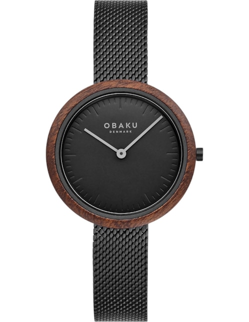 Reloj Obaku Denmark Trae Lille Charcoal para mujer V245LXBBMB