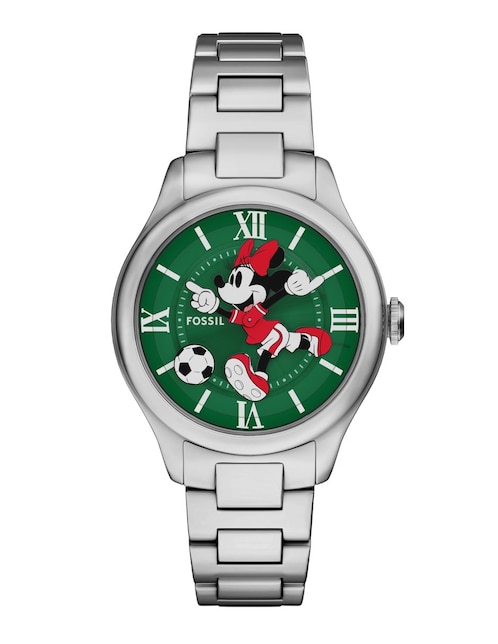Reloj Fossil Disney Edición Limitada Minnie Mouse Soccer para mujer LE1201