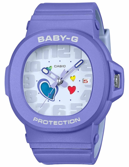 CASIO Reloj Casio New Analog BGA-10 para mujer BGA-10-6ACR