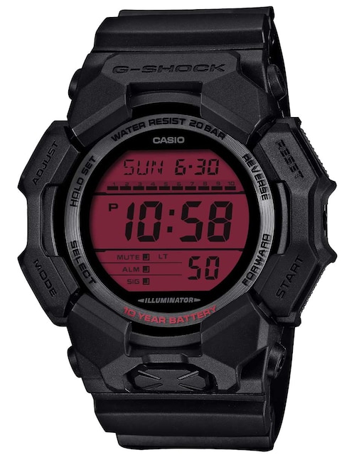 Reloj Casio Black And Bold Red para hombre GD-010BBR-1CR Liverpool