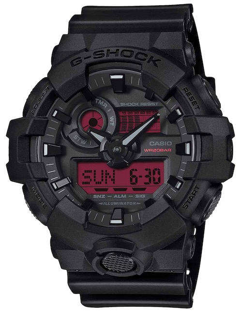 Reloj Black And Bold Red para hombre GA-700BBR-1ACR 1