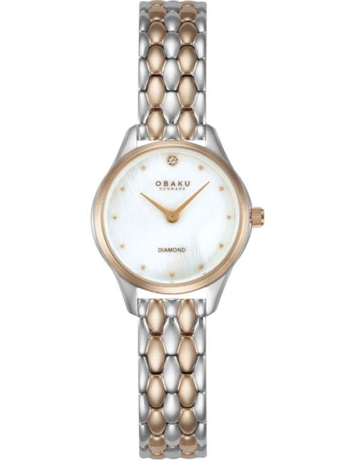 Reloj Obaku Denmark Mykke Petite Cherrywood para mujer V297SXZWSH