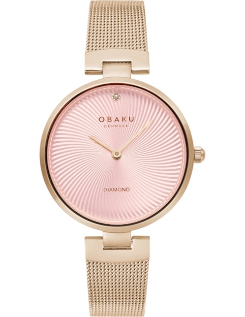 Reloj Obaku Denmark Diamant Peony para mujer V256LXVPMV