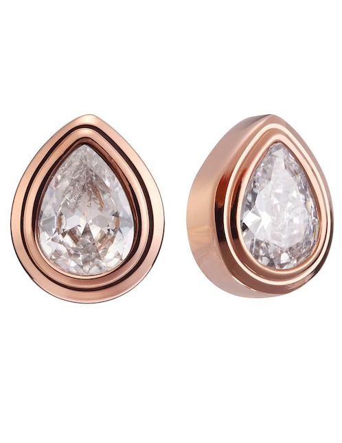 Broqueles de gota Enso con acabado pulido cristal