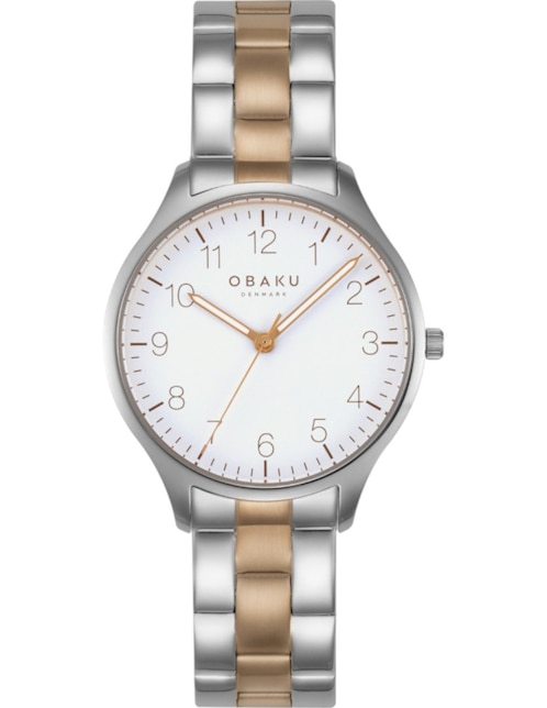 Reloj Obaku Denmark Falke Lille Blossom para mujer V260LXCWSH-DAF