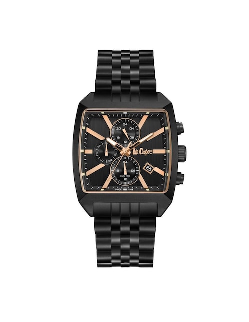 Reloj Lee Cooper Black Collection para hombre LC08139.650