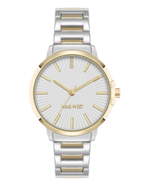 Reloj Nine West Two Tone Collection para mujer NW3335SVTT
