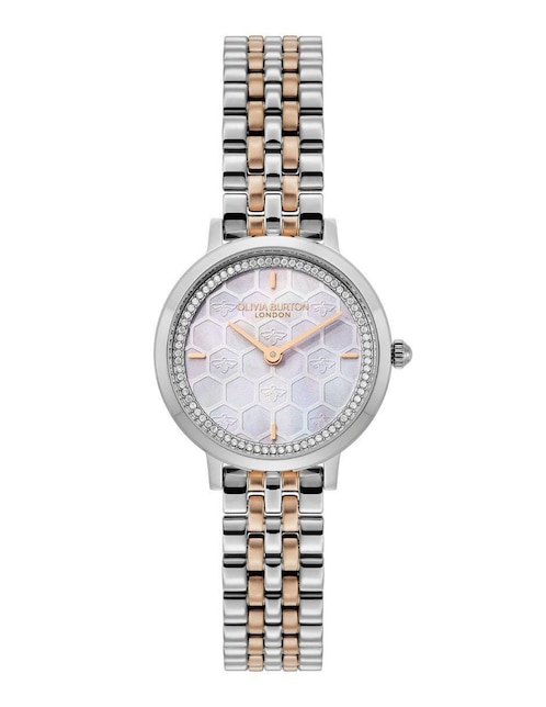 Reloj Olivia Burton Ultra Slim Honeycomb para mujer 24000265