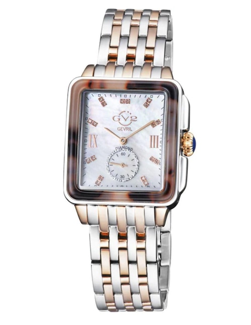 Reloj Gevril Bari Tortuga Diamante para mujer 9248B