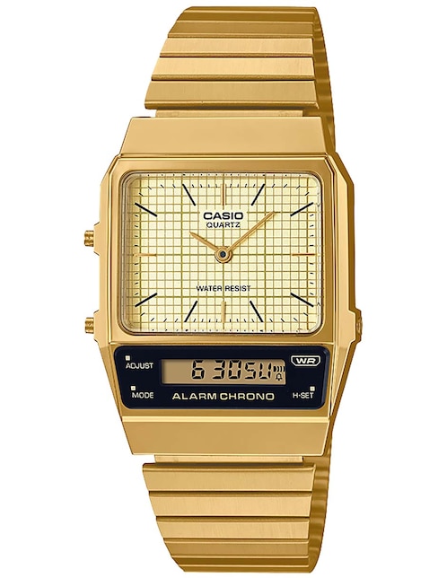 Reloj Casio Vintage Aq-800 unisex AQ-800EG-9ACG