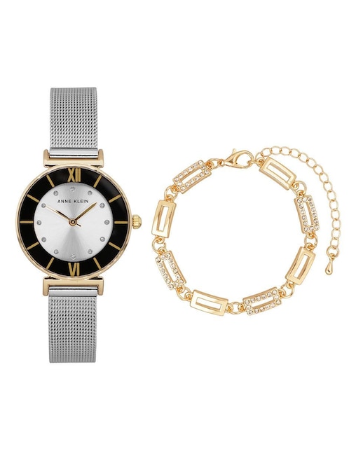 Set reloj Anne Klein Two Tone Collection para mujer 
AK5295SVTTST