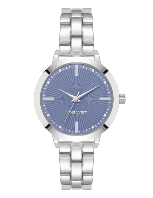Reloj Nine West Silver Collection para mujer Nw3259Pwsv