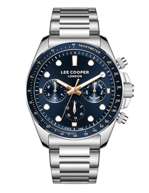 Reloj Lee Cooper Silver Collection para hombre Lc08215.360