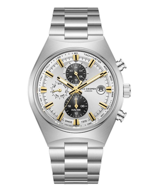 Reloj Lee Cooper Silver Collection para hombre Lc08214.330