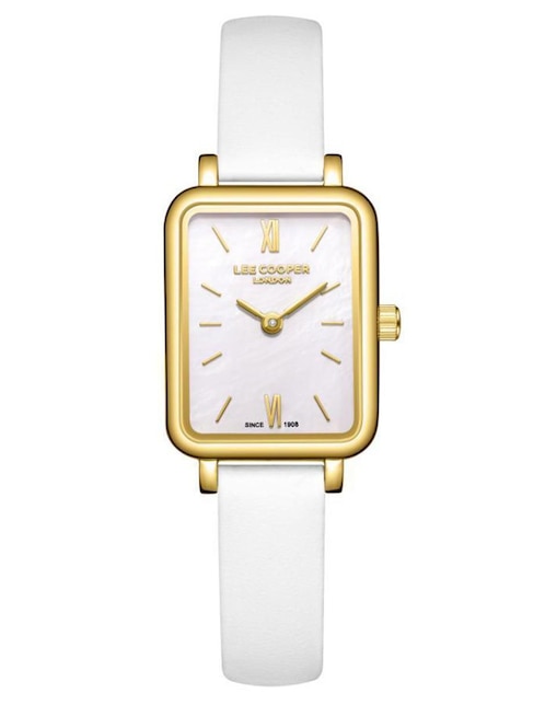 Reloj Lee Cooper White Collection para mujer Lc08208.123