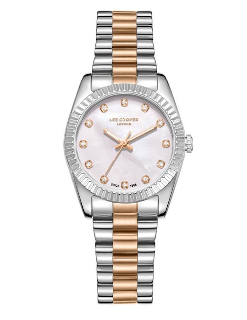 Reloj Lee Cooper Two Tone Collection para mujer Lc08212.520