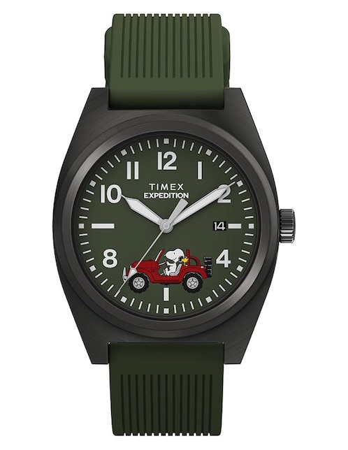Reloj Timex Peanuts Expedition Field para hombre Tw2y52500vt