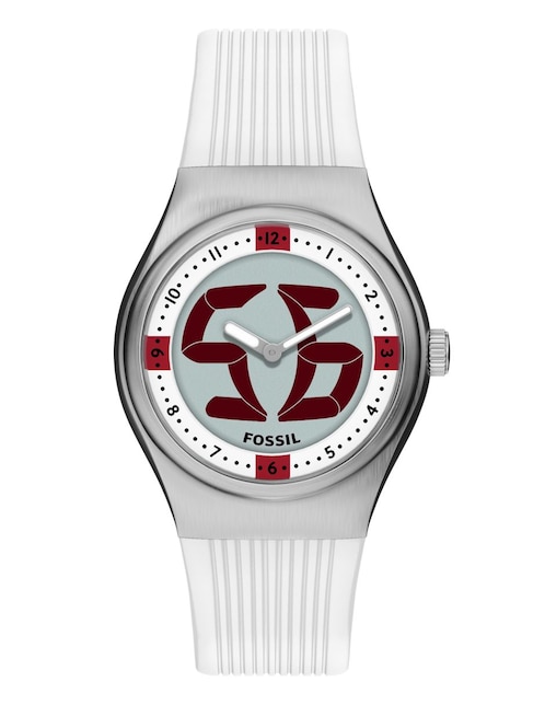 Reloj Fossil Big Tic World Flags Edición Limitada Inglaterra para hombre Le1241
