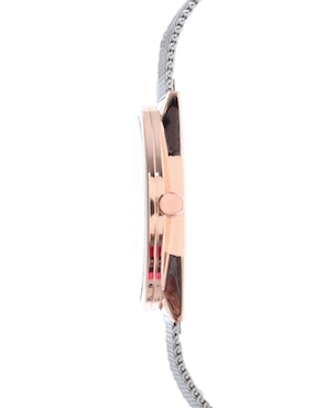 Reloj Nine West Silver Collection para mujer NW1981GYRT