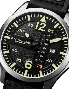 Reloj Stuhrling Aviator para hombre 3916.1