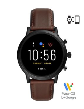 Smartwatch híbrido para caballero Fossil Goodwin FTW1172 café obscuro en  Liverpool