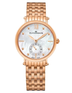 Reloj Alexander Monarch Para Mujer A201B-03