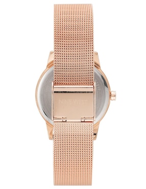 Reloj Nine West Rose Gold Collection para mujer NW2428FLRG