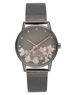 Reloj Nine West Black Collection para mujer NW2429FLGY
