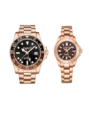 Reloj Stuhrling Aquadiver unisex 3950AL.7/3965.5 SET