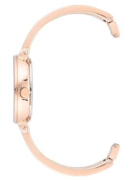 Reloj Anne Klein Black And Rose Gold Collection para mujer AK3620BKST