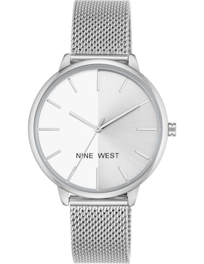 Reloj Nine West Silver Collection para mujer NW1981SVSB