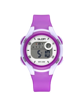 Reloj Digital Slop Girls Purple Para Niña SW82153