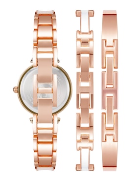 Reloj Anne Klein White collection para mujer AK3296WTST
