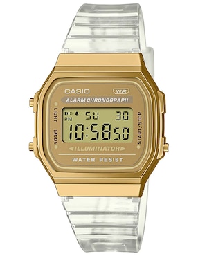 Reloj Casio Vintage a168 unisex A168XESG-9AVT