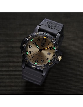 Reloj Luminox Leatherback Sea Turgle Gian 0320 Series para hombre XS.0325.GP