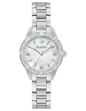 Reloj Bulova Clásicos Para Mujer 96R253