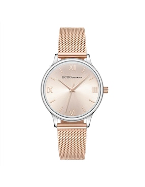 Reloj BCBGMAXAZRIA Rose Gold Collection Para Mujer Bbwlg0036502