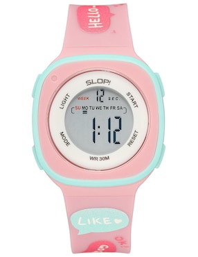 Reloj Slop Rosa Print Multicolor Para Niña Sw2207lk3